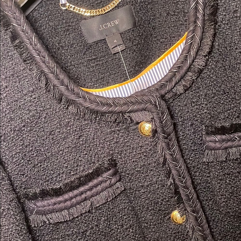 Tweed Blazer J Crew Brand New with tags! - Picture 4 of 11